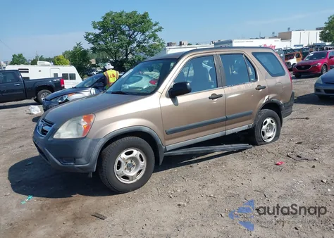 2003 Honda Cr-V Lx из США, поврежденный, VIN SHSRD78483U125807